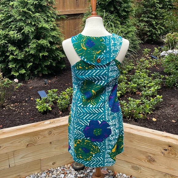 Anthropologie Vanessa Virginia Hibiscus Tribal Sheath Dress - Picture 6 of 12